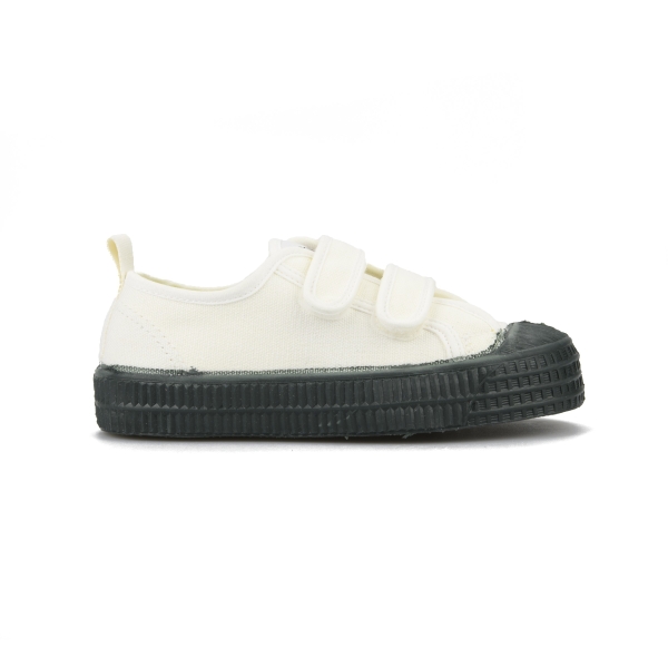 Tenis Novesta S.M.Kid Velcro 10 Wht / 515 Grn Niños Blancos / Negros | z96Mmgpn3XF