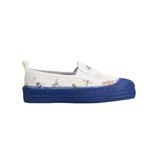 Tenis Novesta Slip on Kid Bp Blanc Niños Multicolor | oBV9omlkqXG