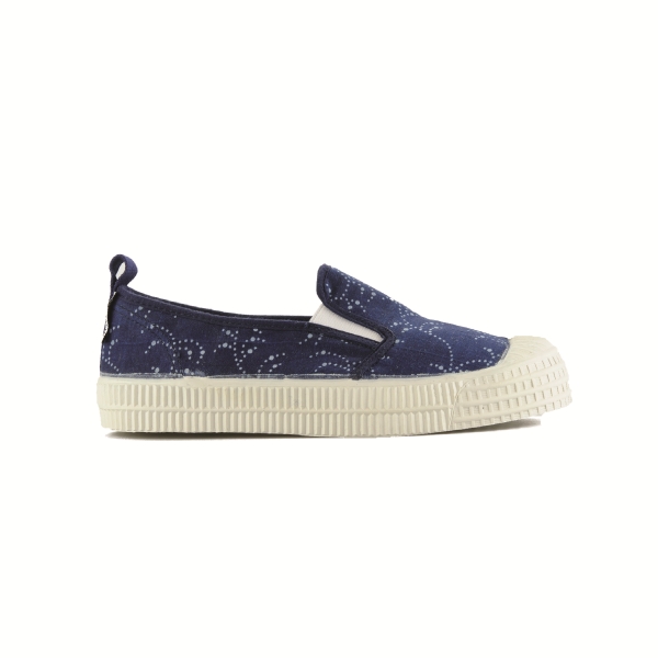 Tenis Novesta Slip on Kid print Niños Azules | EPGMzRvhxMt