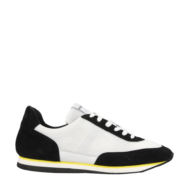 Tenis Para Correr Novesta Marathon Runner Hombre Negros / Blancos | d58Ahfc6JVH