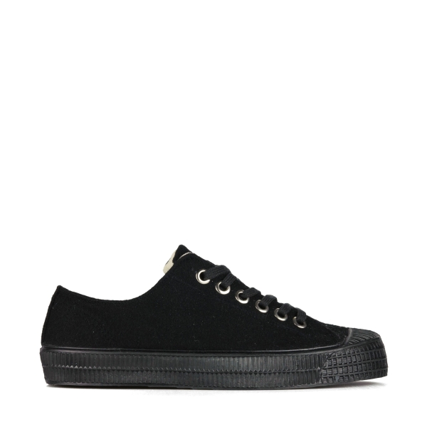 Tenis Planos Novesta S.M.Felt / 615 Hombre Negros | IsosVBjHFxL