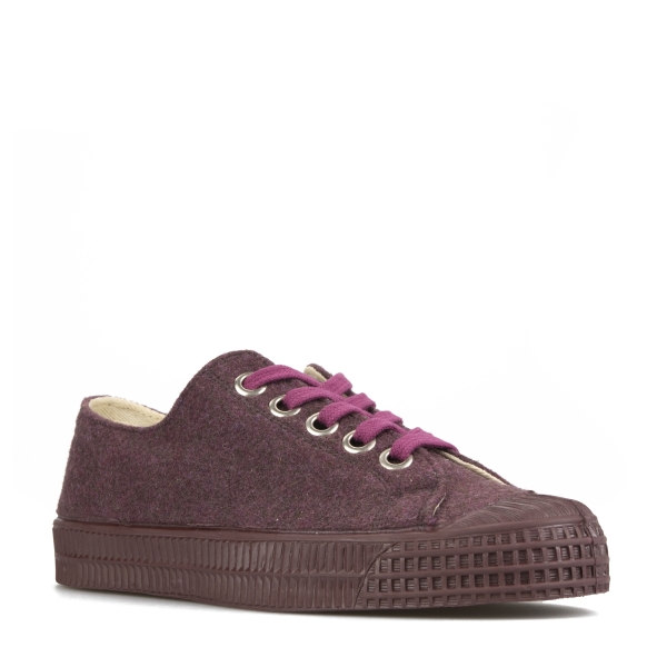 Tenis Planos Novesta S.M.Felt Cherry / 474 Bordo Hombre Rosas Rojos | 5EyrgkeALjA