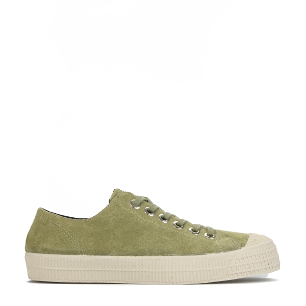 Tenis Planos Novesta S.M. Gamuza Olive / 123 Wheat Hombre Marrom | 34roeDlDeSL